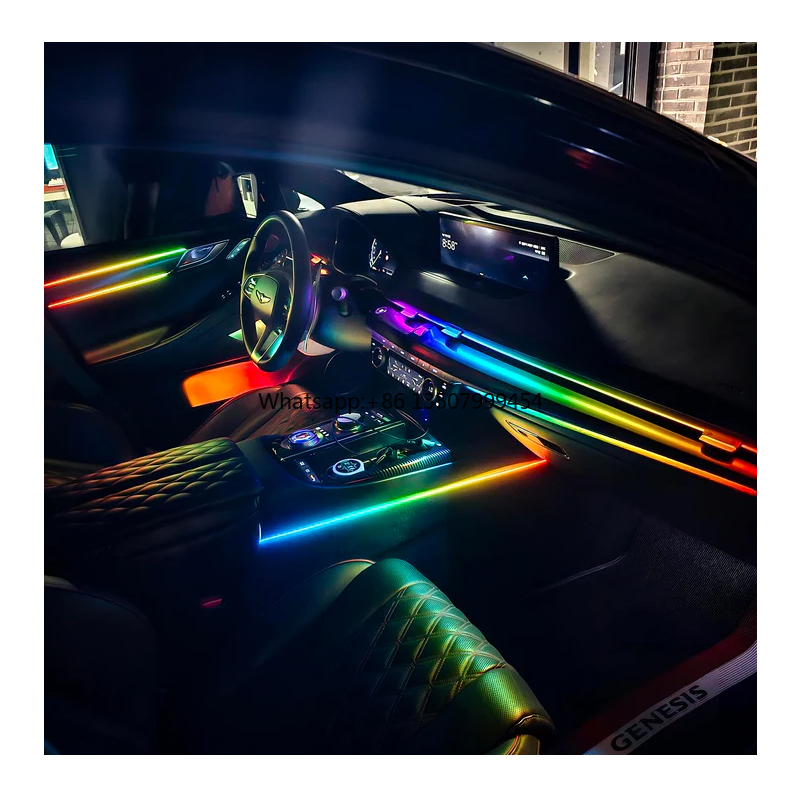 Lighting Interior Decor - 工場価格 ユニバーサル雰囲気 256色LEDアンビエントライト 車内装飾照明
