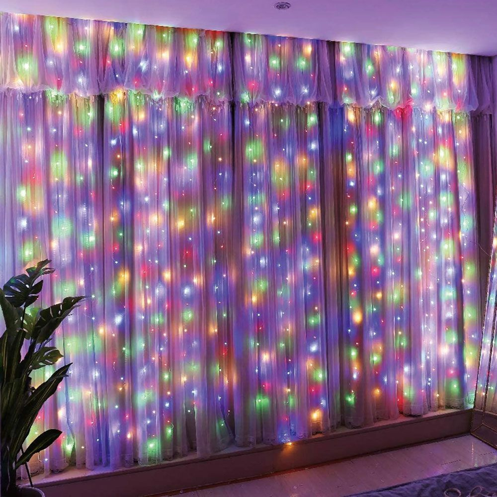 3/6m カーテンLEDストリングライト バッテリー式ガーラ - Fairy Light Curtain のレビューと価格