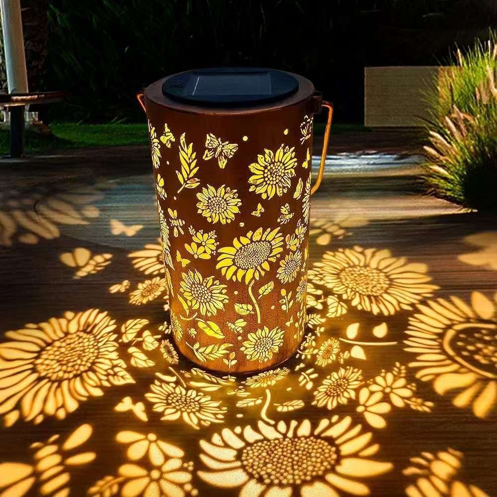 ひまわりライトとシャドウライト防水屋外ライトソーラーパワーで - Garden Lighting Decor のレビューと価格