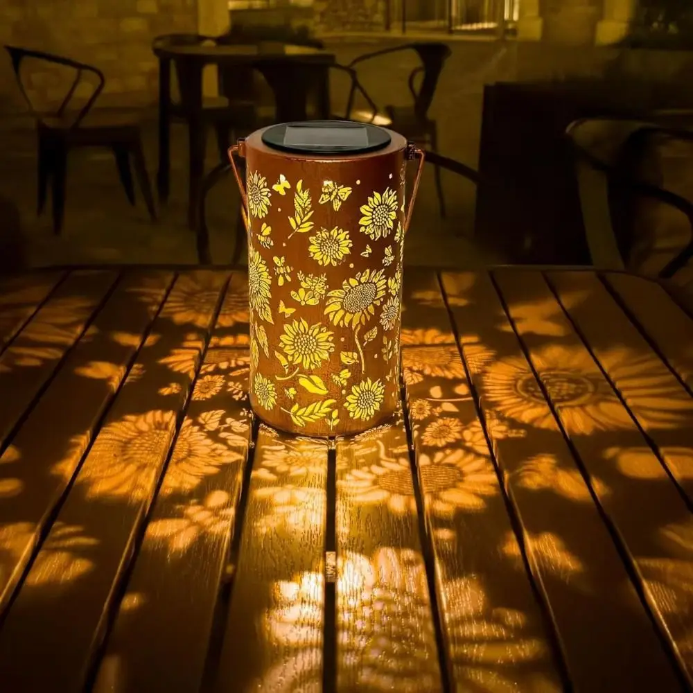 ひまわりライトとシャドウライト防水屋外ライトソーラーパワーで - Garden Lighting Decor のレビューと価格