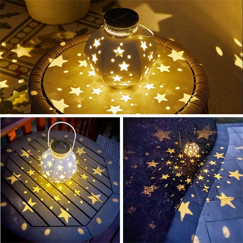 ガーデンスタープロジェクターランプ吊り下げ式ソーラーライト屋 - Garden Lighting Decor のレビューと価格