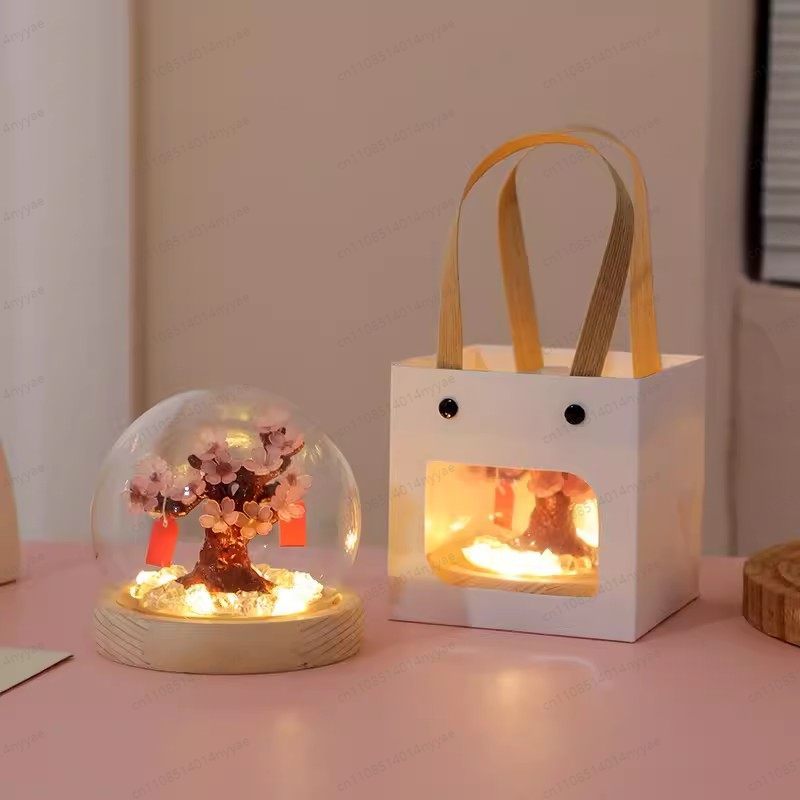 DIY 桜の木デスクランプ - 暖白色の雰囲気照明器具、禅の - Decor Lighting Fixtures のレビューと価格