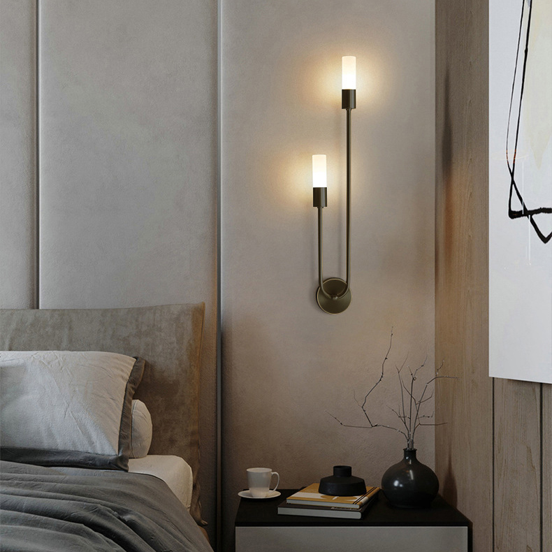 レトロ背景リビングルーム通路寝室ランプベッドサイド北欧クリエ - Lighting Decor For Living Room のレビューと価格