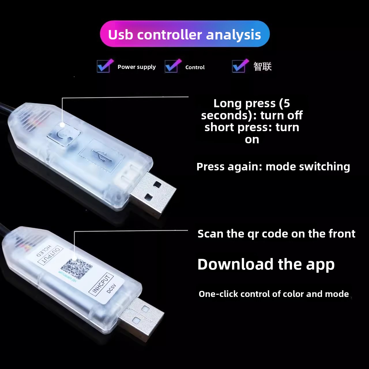 車内LED雰囲気ライトUSB電源音楽リズムフットウェルランプ - Lighting Interior Decor のレビューと価格
