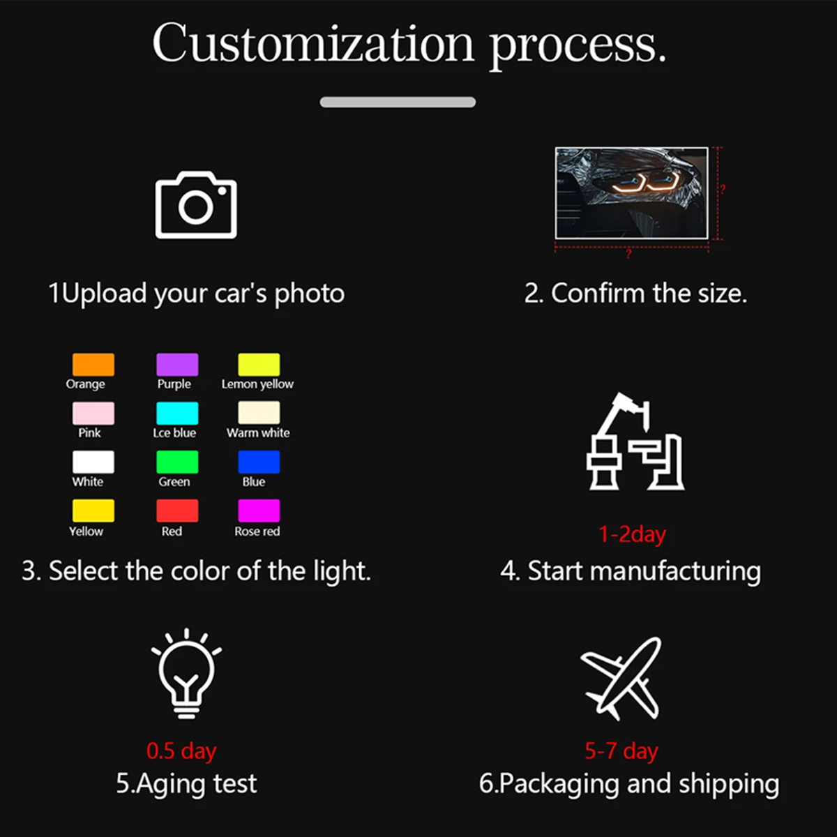 USB制御で照明を調整できるカスタマイズ可能なカーアート、ガ - Lighting Interior Decor のレビューと価格