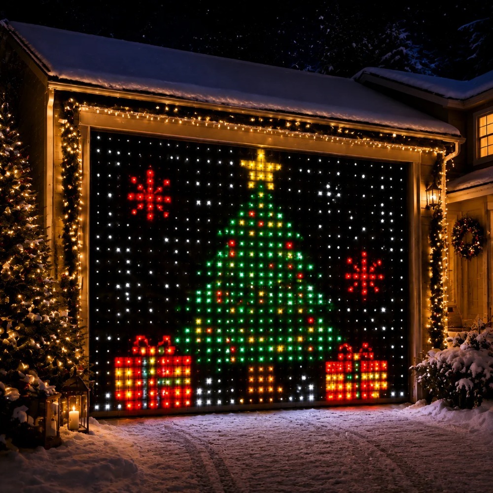 LEDピクセルカーテンライト Bluetoothアプリ制御  - Fairy Light Curtain のレビューと価格