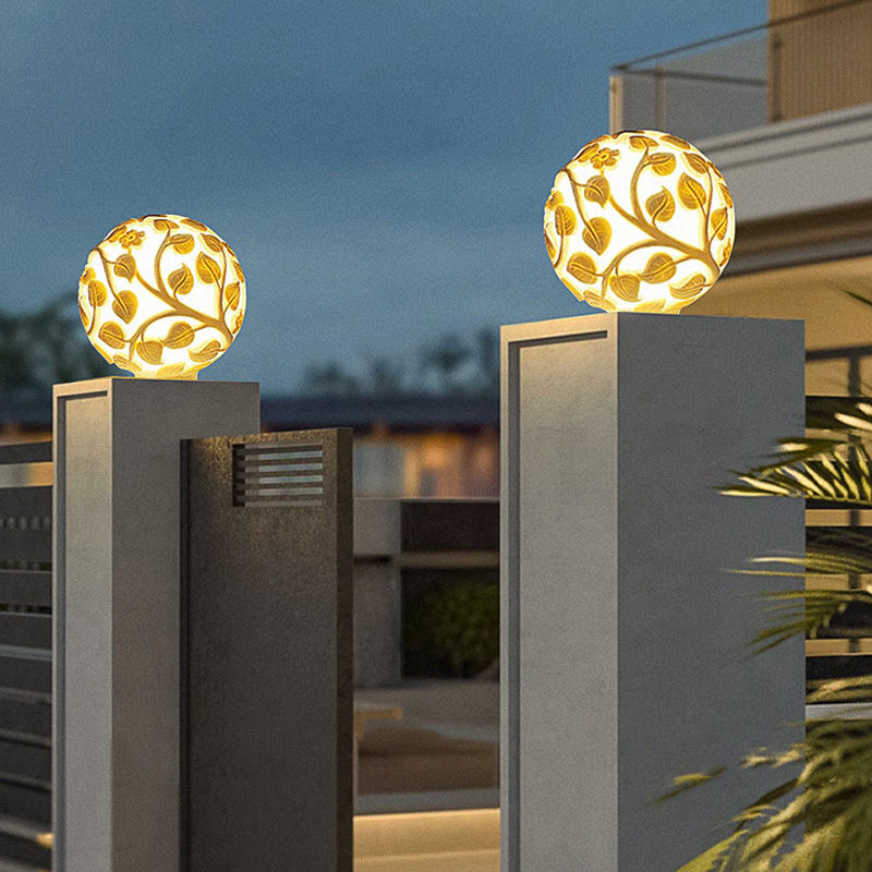 屋外用柱状ライト ソーラーLED柱状ライト 非ソーラーライト - Garden Lighting Decor のレビューと価格