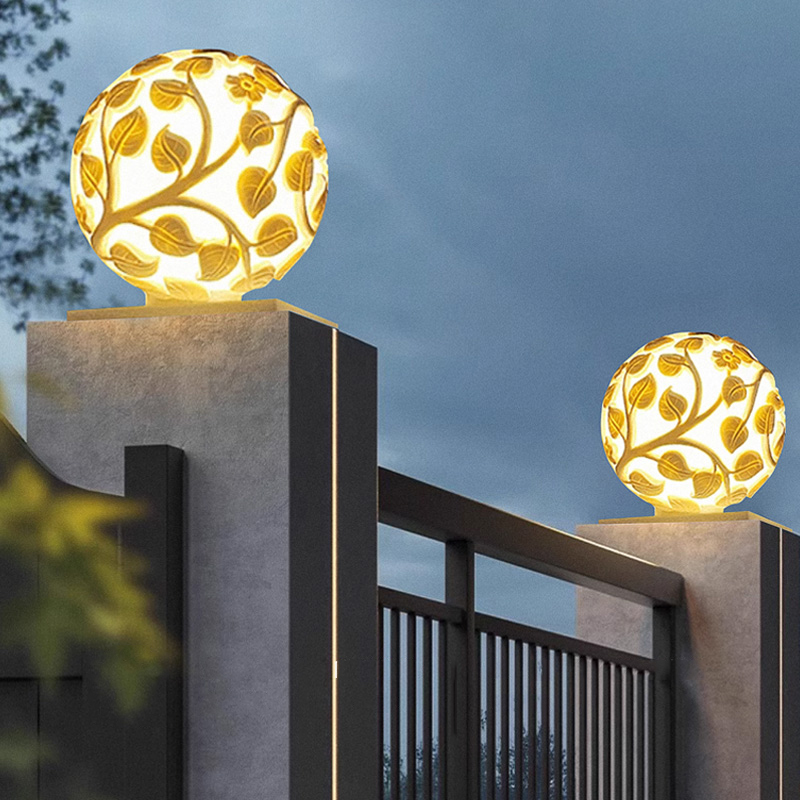 屋外用柱状ライト ソーラーLED柱状ライト 非ソーラーライト - Garden Lighting Decor のレビューと価格