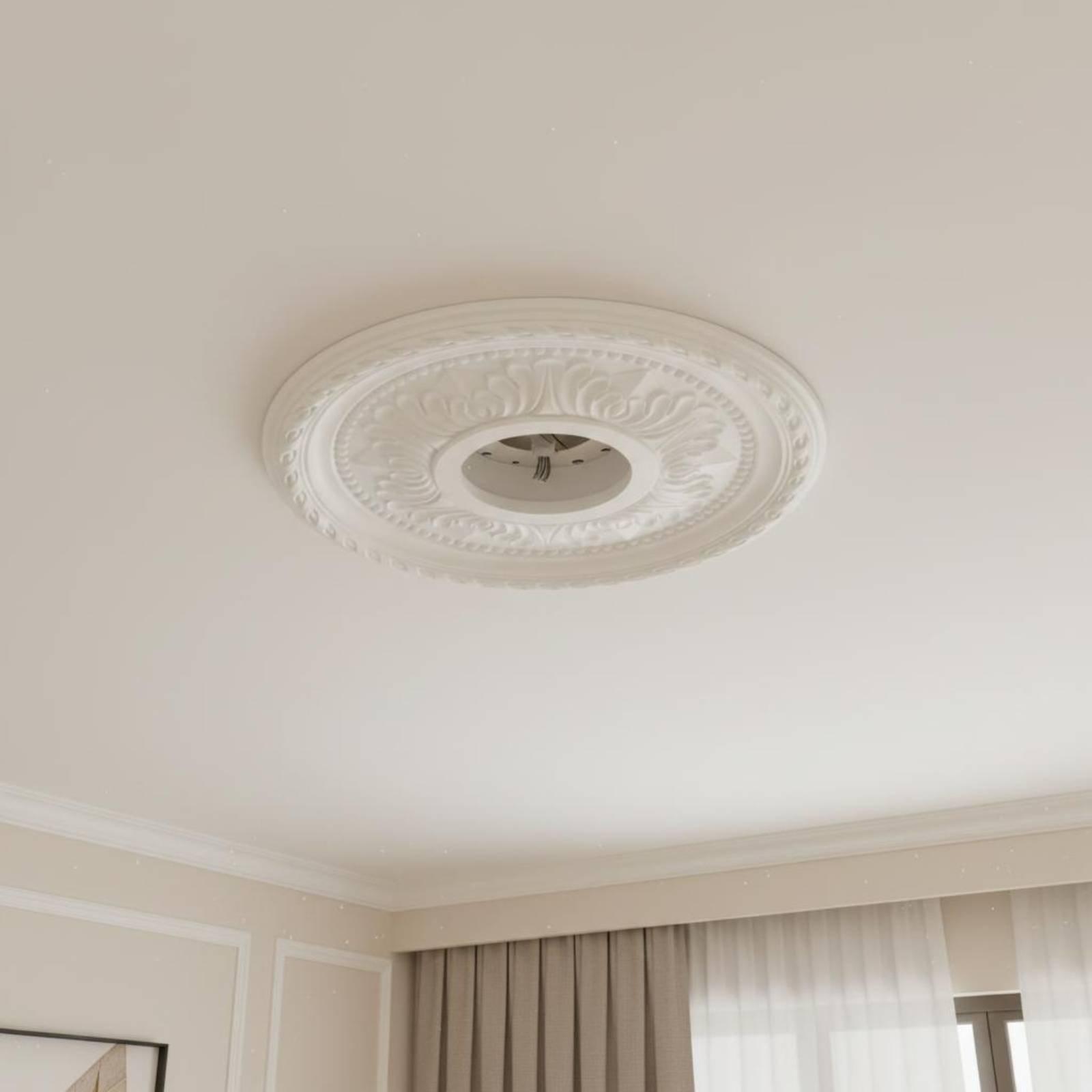 金箔押し天井照明パネルPU丸型メダリオン天井照明器具ベース（ - Decor Lighting Fixtures のレビューと価格