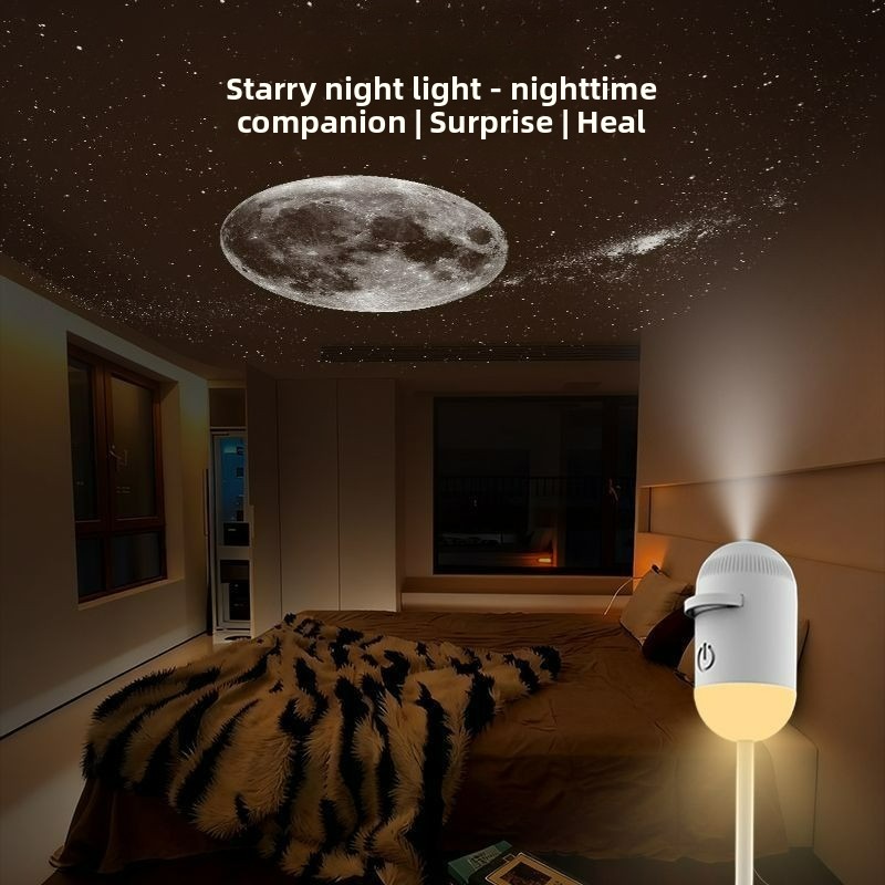 2-in-1 ミニムードライトスタープロジェクターナイトラン - Decor Lighting Fixtures のレビューと価格