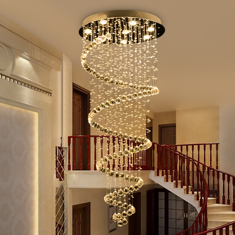 長いガラスの吊り下げ式ランプ,階段,別荘,リビングルーム,ロ - Decor Lighting Online のレビューと価格
