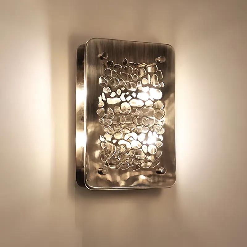 アメリカンモダンレトロ高品質手作りスクエアウォールライトイン - Lighting Interior Decor のレビューと価格