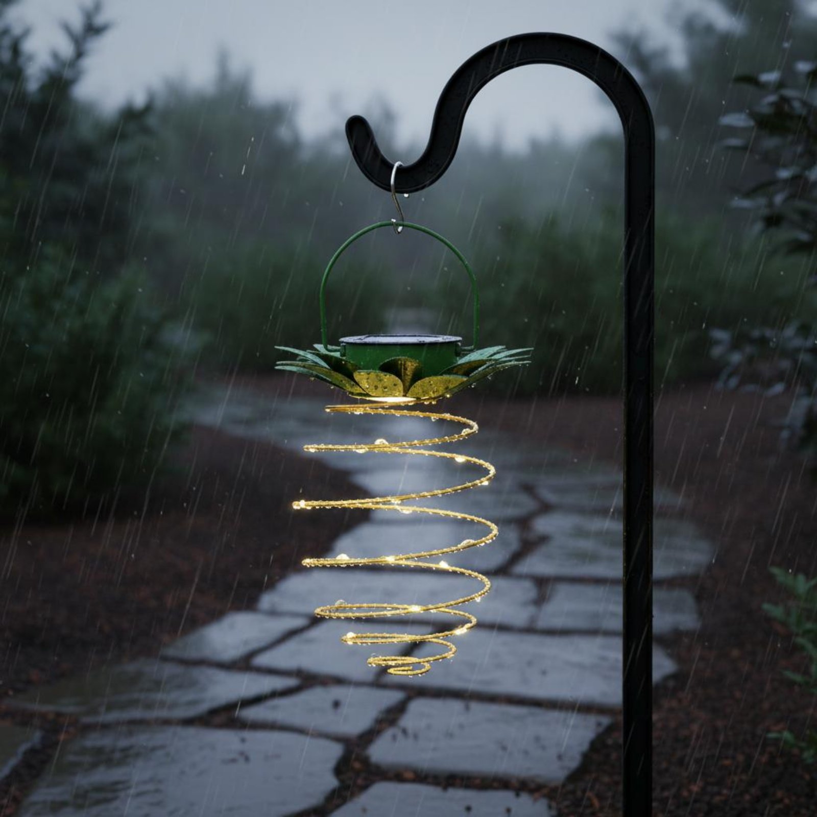 2個入り ソーラーパイナップルランプ 防水パイナップルハンギ - Garden Lighting Decor のレビューと価格