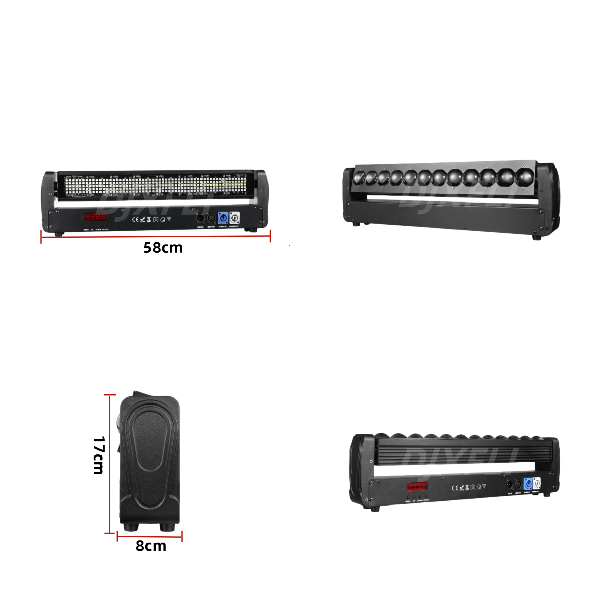 2個入り 200W 両面ビームカーテン＆ストロボ 360 ° - Fairy Light Curtain のレビューと価格