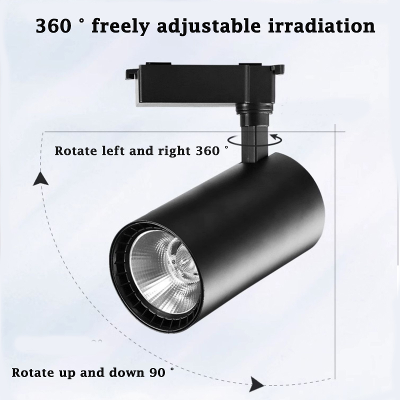 LEDトラックライト 三色レール式天井ランプ 三色スポットL - Decor Lighting Fixtures のレビューと価格