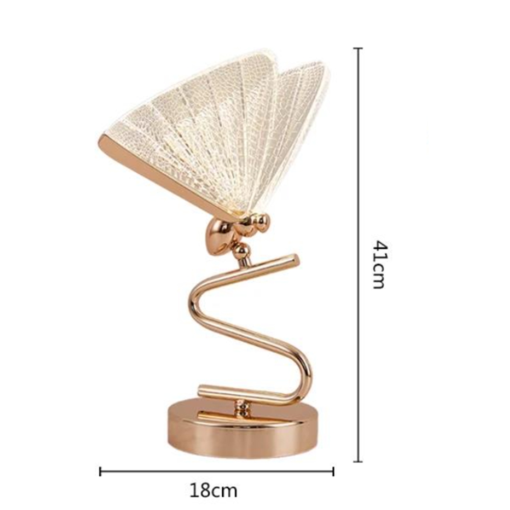 【新商品】蝶の装飾が施された6W LEDデスクランプ。リビン - Lighting Decor For Living Room のレビューと価格