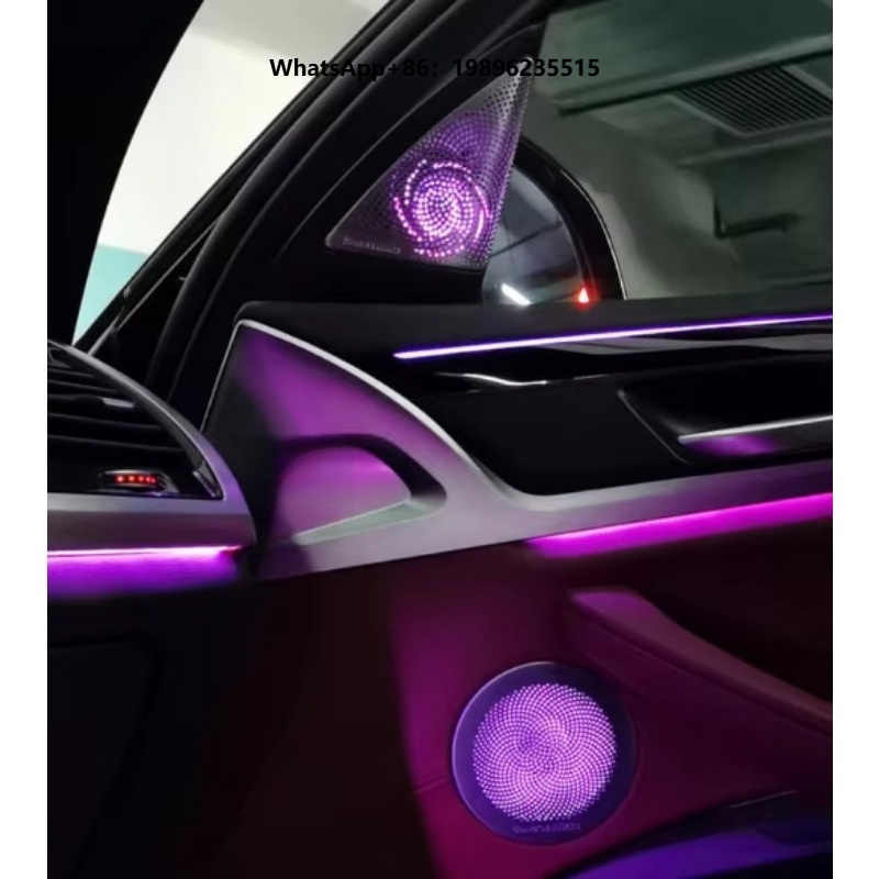新型車用ツイータースピーカーカバー 発光アンビエントライト  - Lighting Interior Decor のレビューと価格