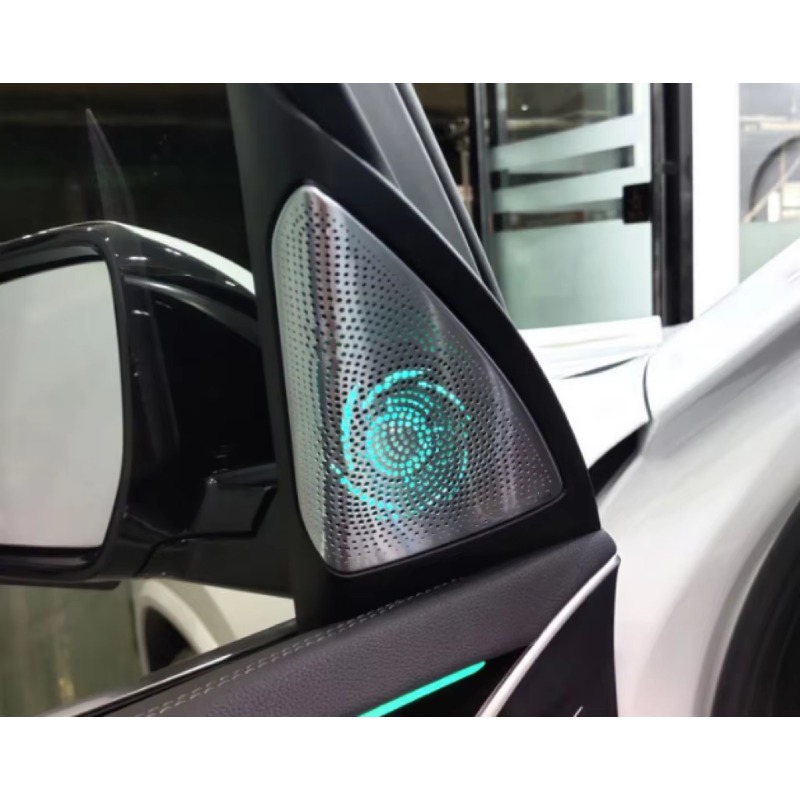 新型車用ツイータースピーカーカバー 発光アンビエントライト  - Lighting Interior Decor のレビューと価格