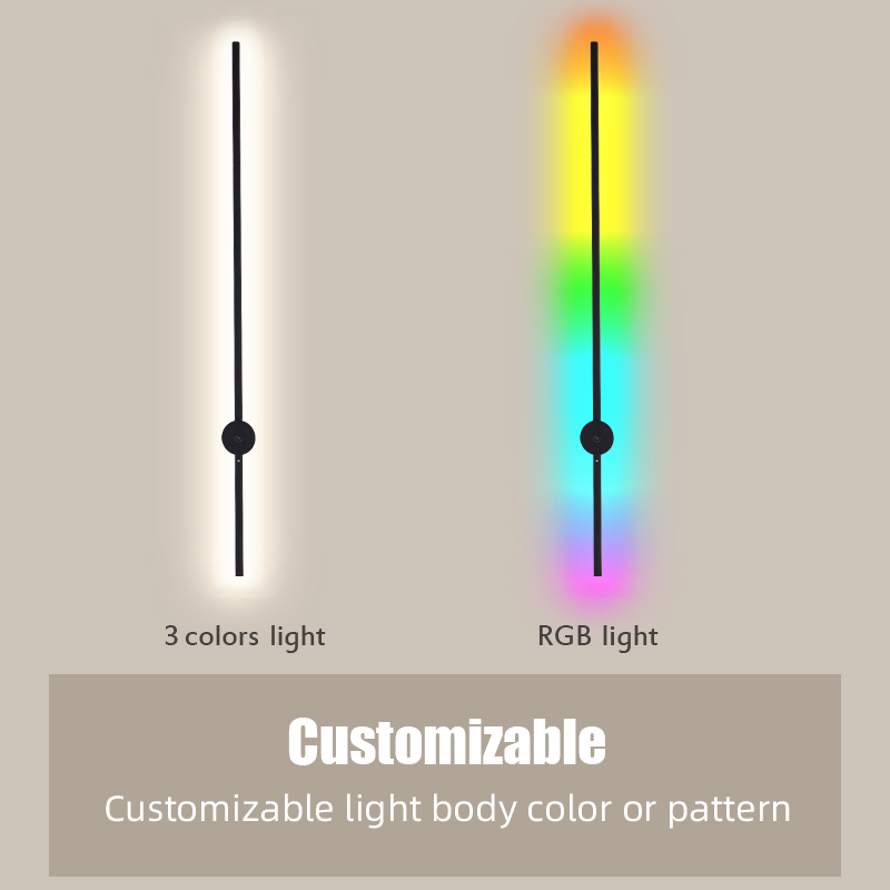 モダンな充電式LEDウォールスコンスランプ、ブラックアルミニ - Lighting Decor For Living Room のレビューと価格